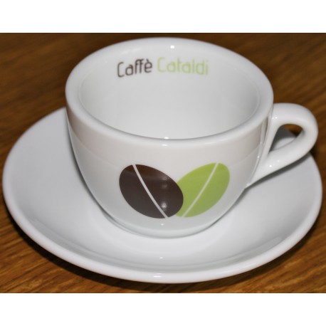 Porcleain Cappuccino cup with Caffè Cataldi logo